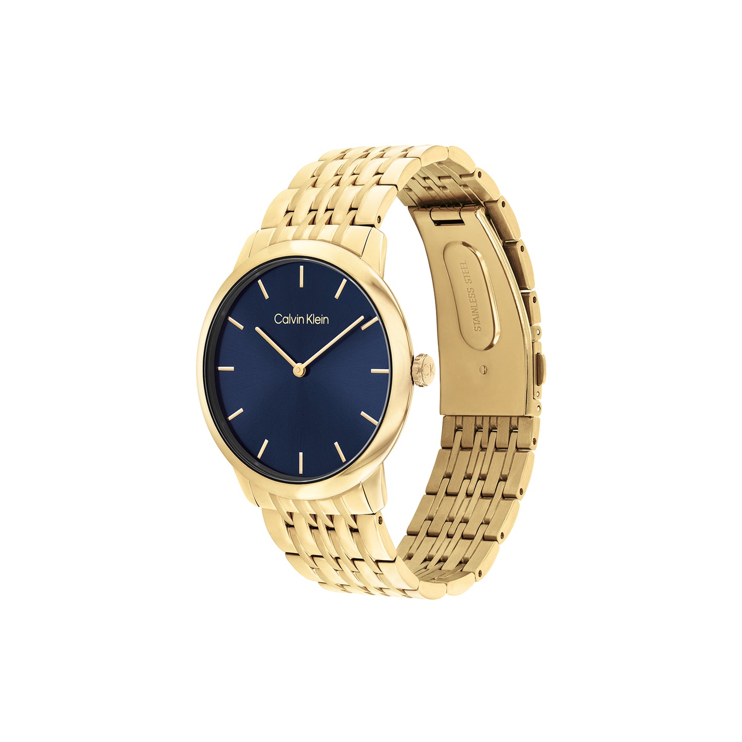 Calvin Klein 25300007 Unisex Ionic Thin Gold Plated Steel Watch