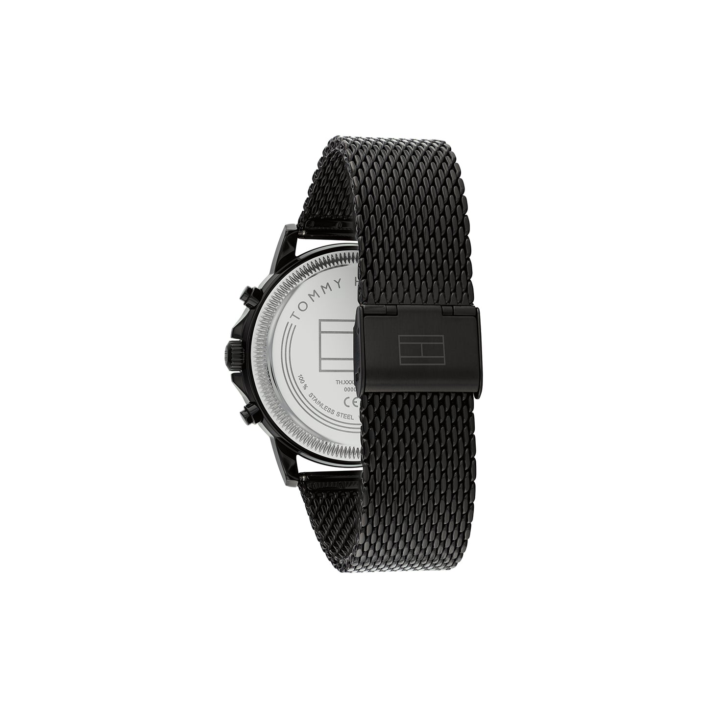 Tommy Hilfiger 1710610 Men's Ionic Black Plated Steel Mesh Watch