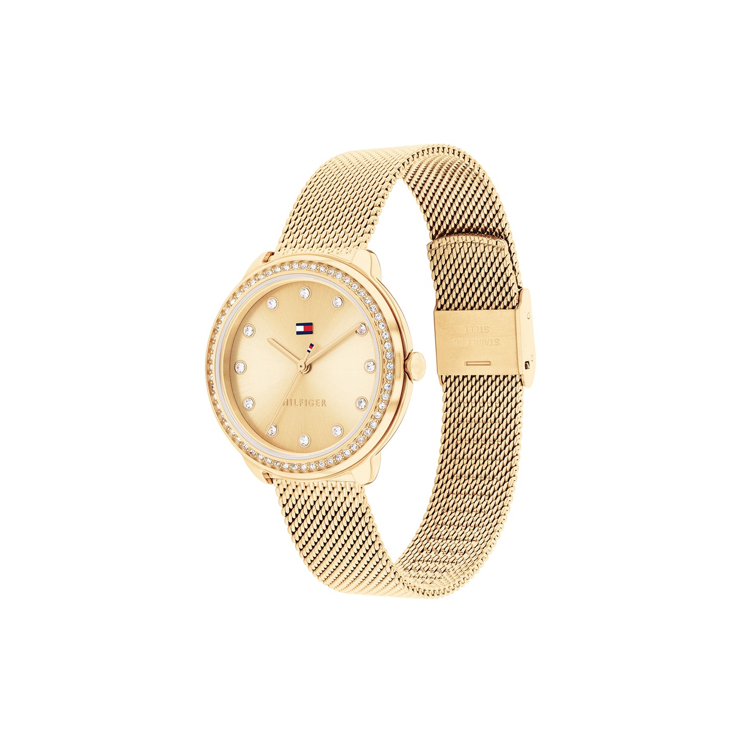 Tommy Hilfiger 1782699 Women's Ionic Thin Gold Plated Steel Mesh Watch