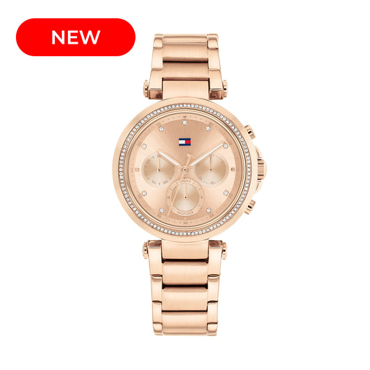 Tommy Hilfiger 1782705 Women's Ionic Plated Rose Gold Steel Watch