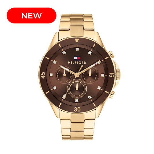 Tommy Hilfiger 1782709 Women's Ionic Thin Gold Plated Steel Watch