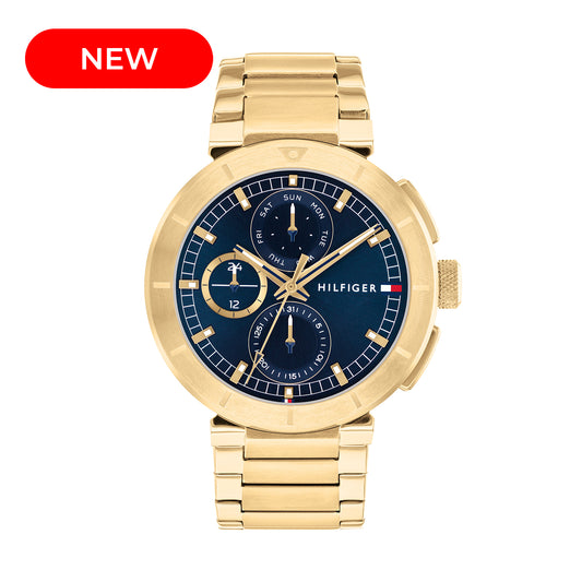 Tommy Hilfiger 1792118 Men's Ionic Thin Gold Plated Steel Watch