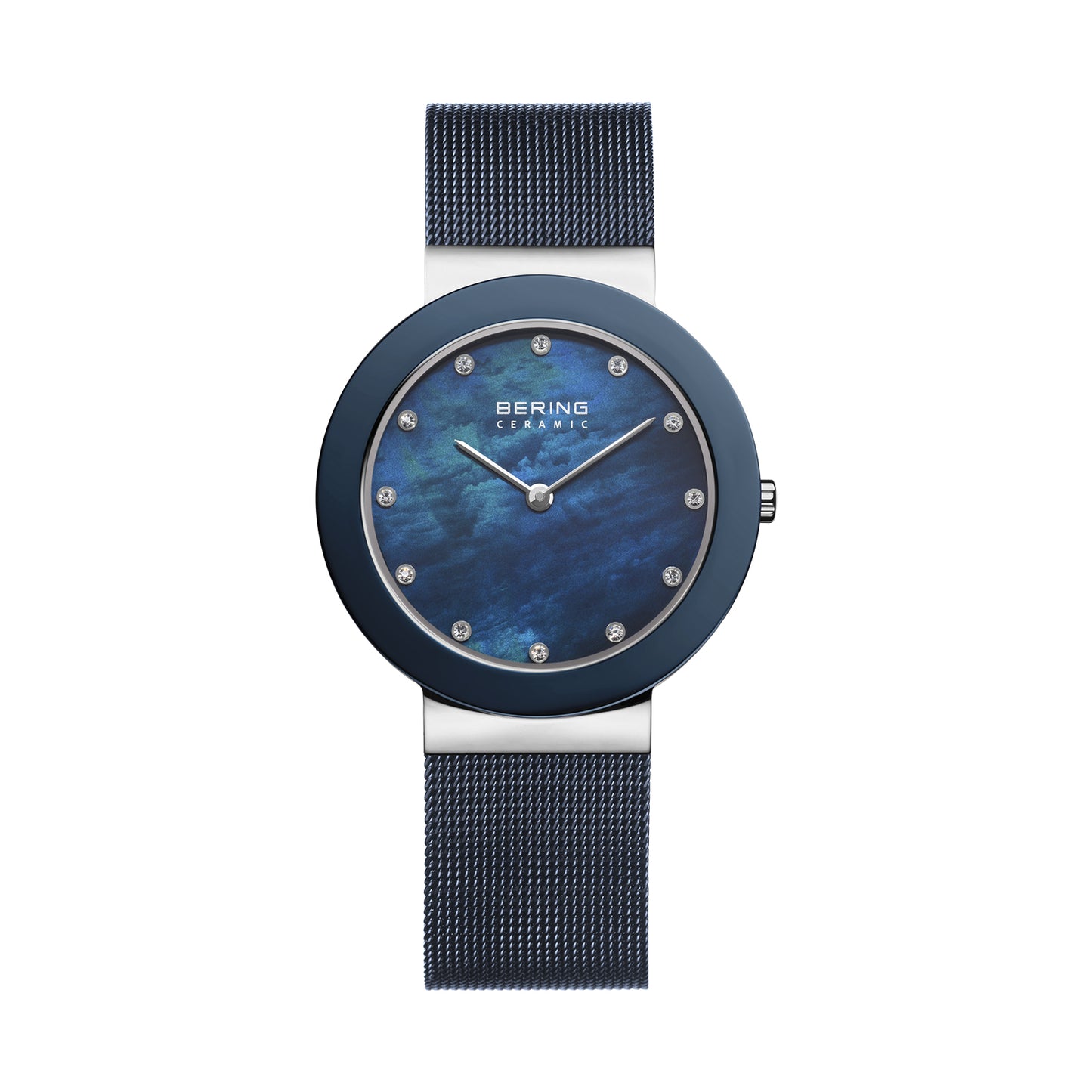 Bering 11435-387 Women's Blue Steel Mesh Watch
