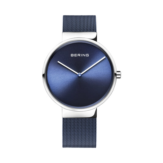 Bering 14539-307 Unisex Blue Steel Mesh Watch