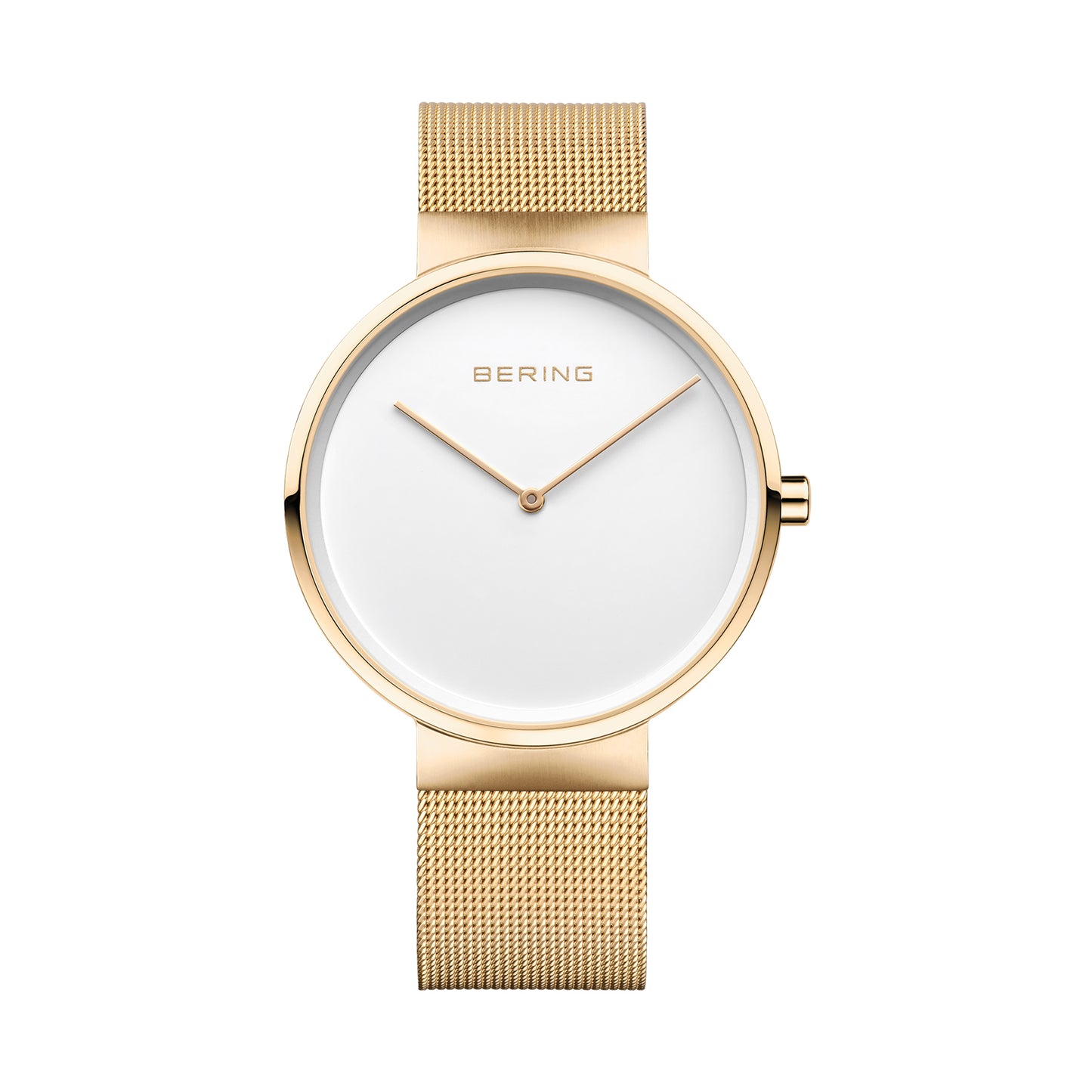 Bering 14539-334 Unisex Gold Steel Mesh Watch