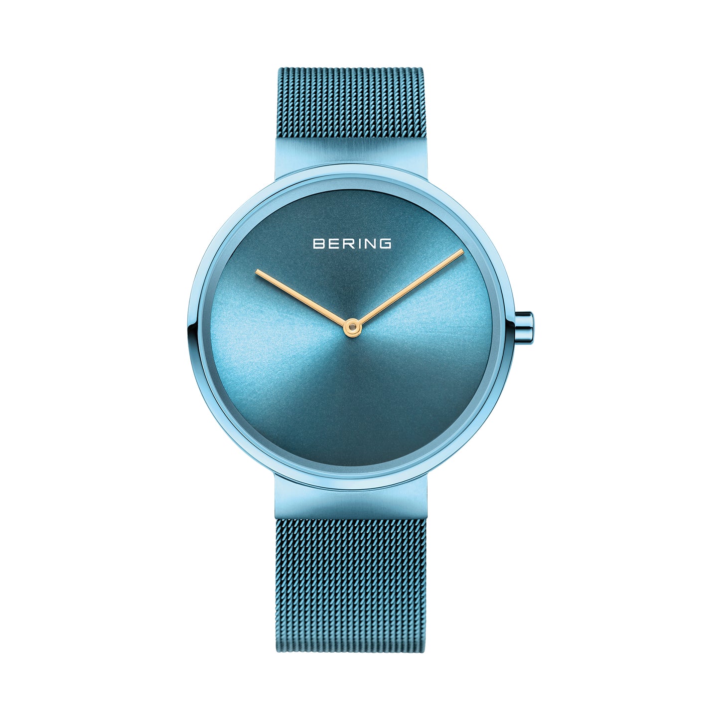 Bering 14539-388 Women's Blue Steel Mesh Watch