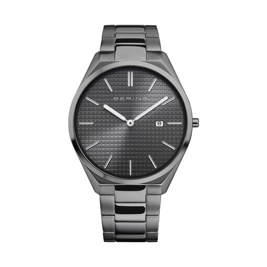 Bering 17240-777 Men's Grey Steel Watch