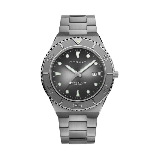 Bering 18940-777 Men's Grey Steel Watch