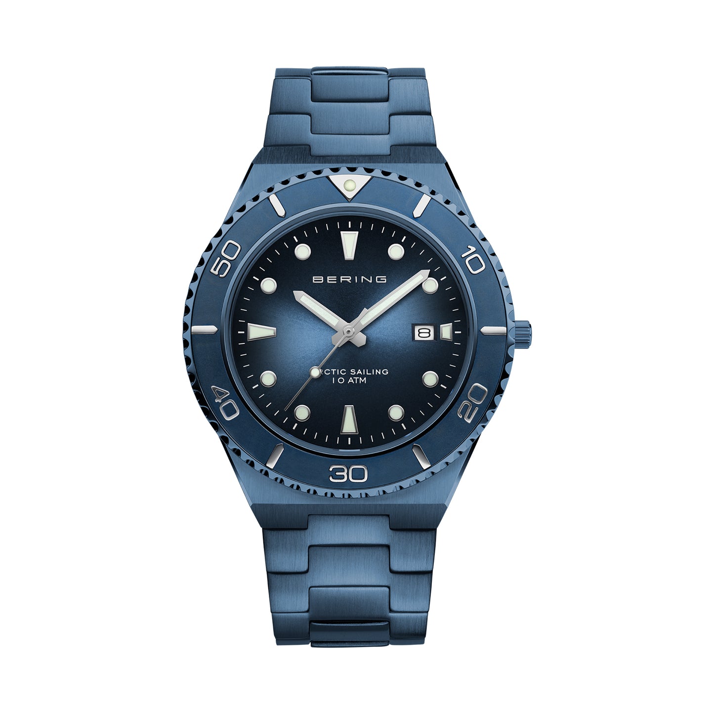 Bering 18940-797 Men's Blue Steel Watch