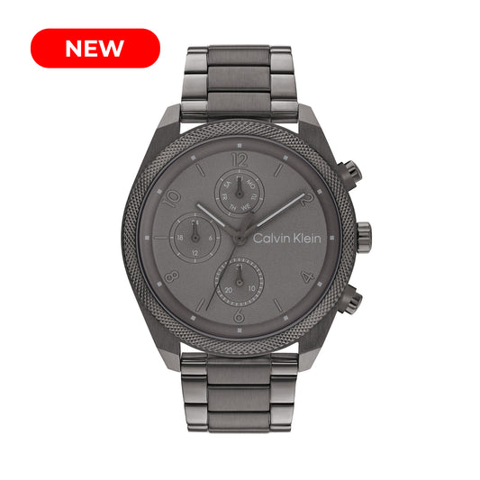 Calvin Klein 25200462 Men's Ionic Grey Plated Steel Watch