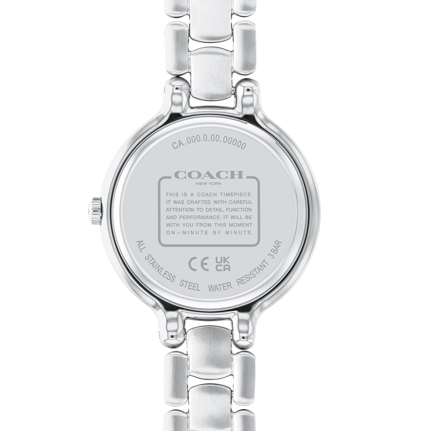 Coach 14504124 Women's Stainless Steel Bracelet and Silver Dial Quartz Watch