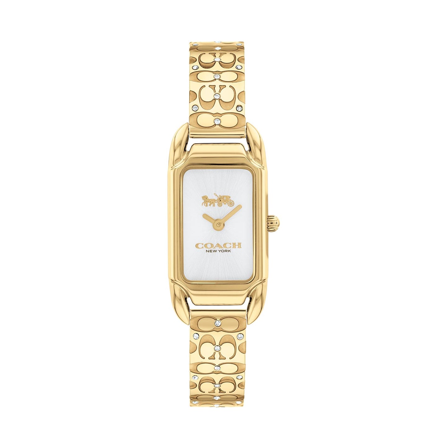 Coach 14504196 Women's Ionic Thin Gold Plated Steel Bangle Watch
