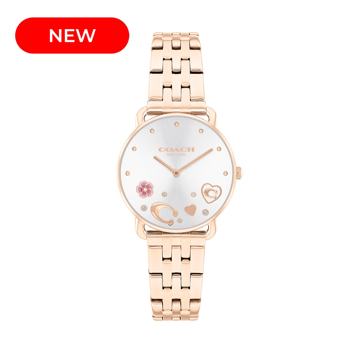 Coach 14504285 Women's Ionic Plated Rose Gold Steel Watch