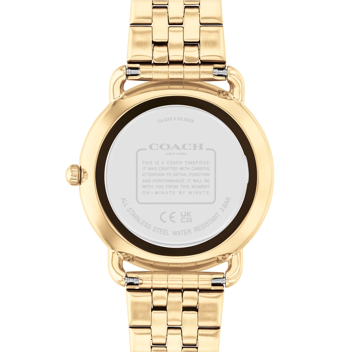 Coach 14504349 Women's Ionic Thin Gold Plated Steel Watch