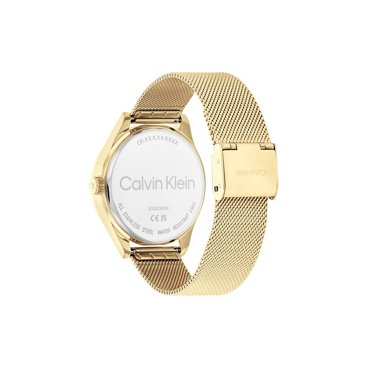 Calvin Klein 25100011 Women's Ionic Plated Thin Gold Steel Mesh Watch