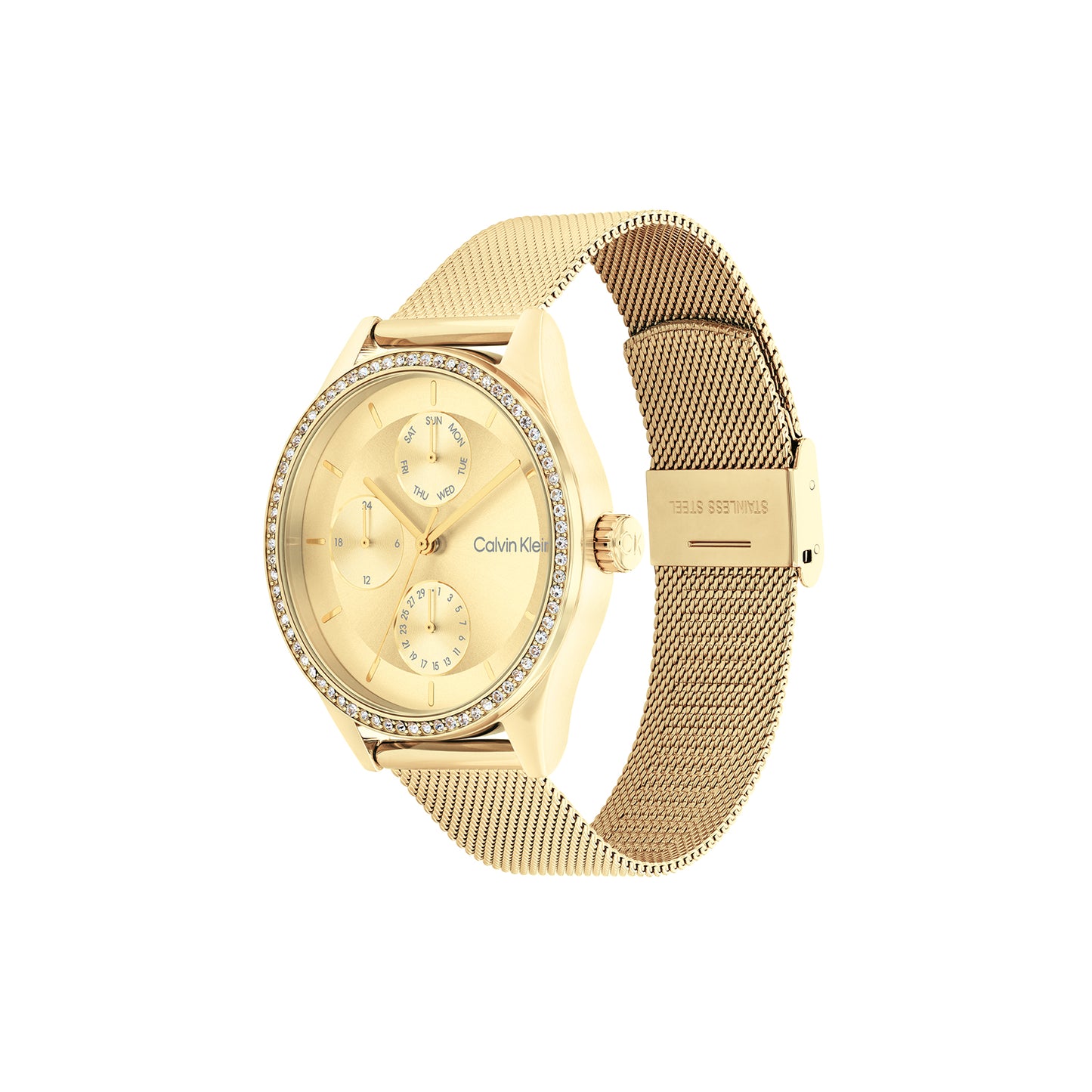 Calvin Klein 25100011 Women's Ionic Thin Gold Plated Steel Mesh Watch
