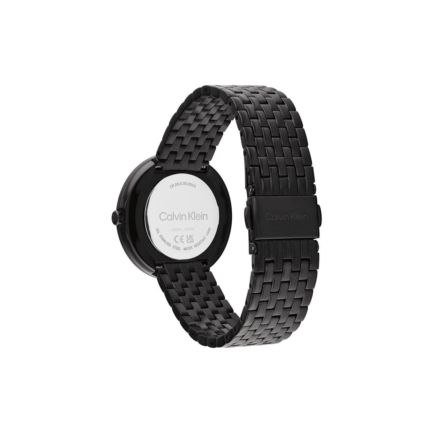 Calvin Klein 25200323 Women's Ionic Black Plated Steel Quartz Basic Slim Watch