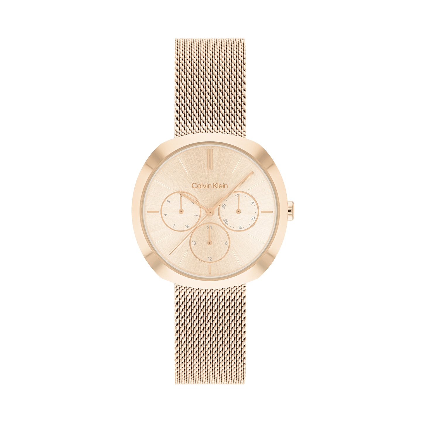 Calvin Klein 25200340 Women's Ionic Carnation Gold Plated Steel Mesh Watch