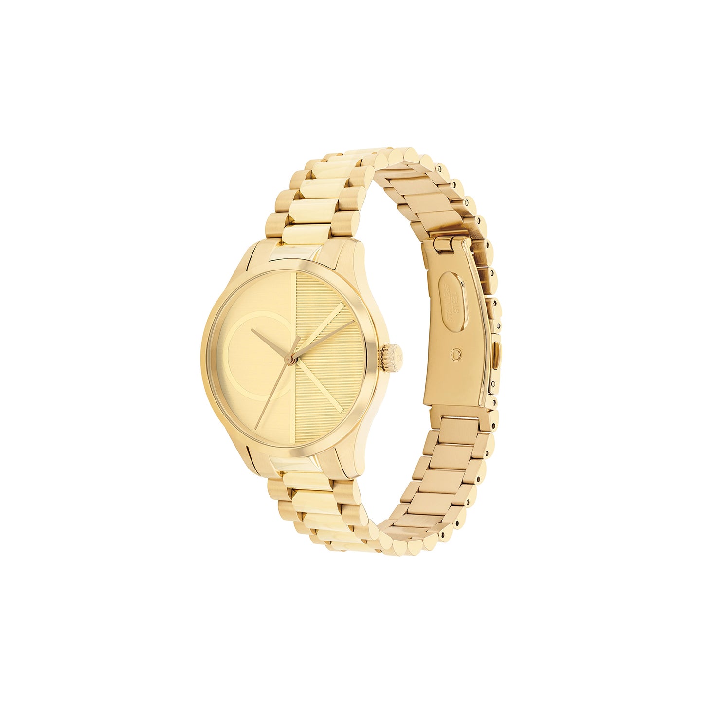 Calvin Klein 25200346 Unisex Ionic Thin Gold Plated Steel Watch