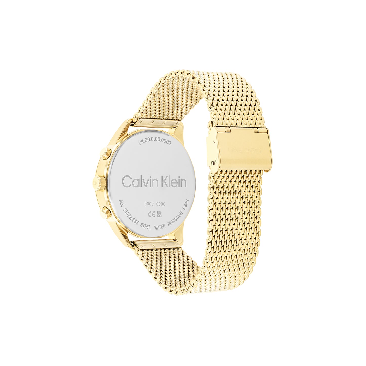 Calvin Klein 25200375 Men's Ionic Thin Gold Plated Steel Mesh Watch