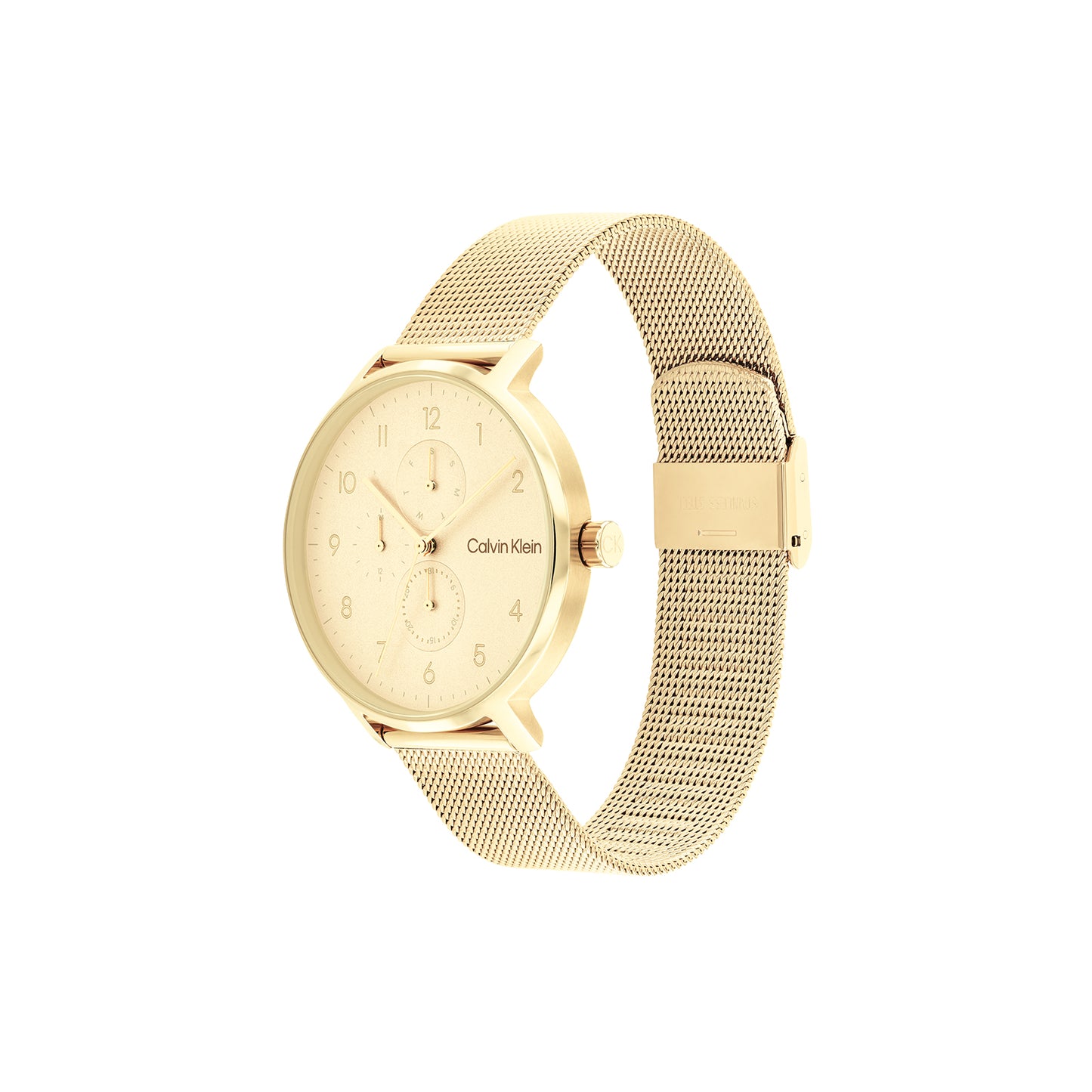 Calvin Klein 25200403 Unisex Ionic Thin Gold Plated Steel Mesh Watch