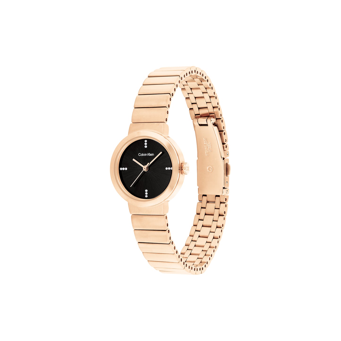 Calvin Klein 25200417 Unisex Ionic Rose Gold Plated Steel Watch