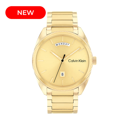 Calvin Klein 25200447 Men's Ionic Thin Gold Plated Steel Watch