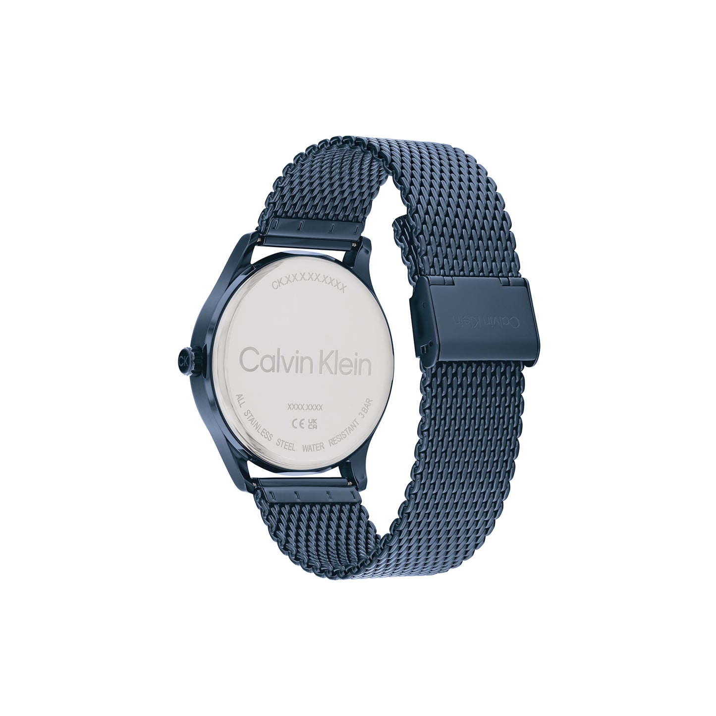 Calvin Klein 25200451 Men's Ionic Plated Blue Steel Mesh Watch