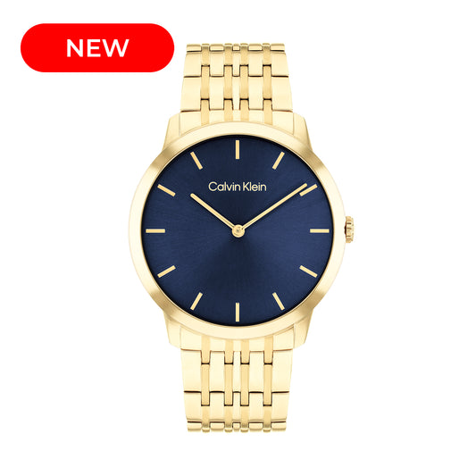 Calvin Klein 25300007 Unisex Ionic Plated Thin Gold Steel Watch