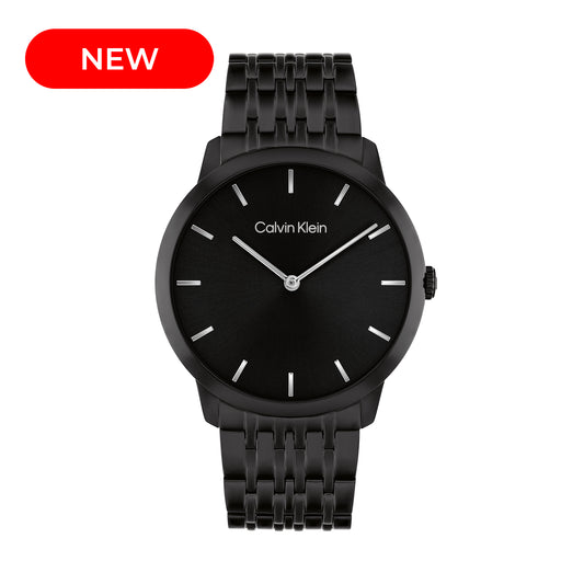 Calvin Klein 25300008 Unisex Ionic Plated Black Steel Watch