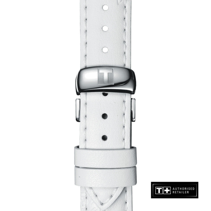 TISSOT Tissot Dressport Mother of Pearl Dial Leather Strap Ladies Watch  T050217671