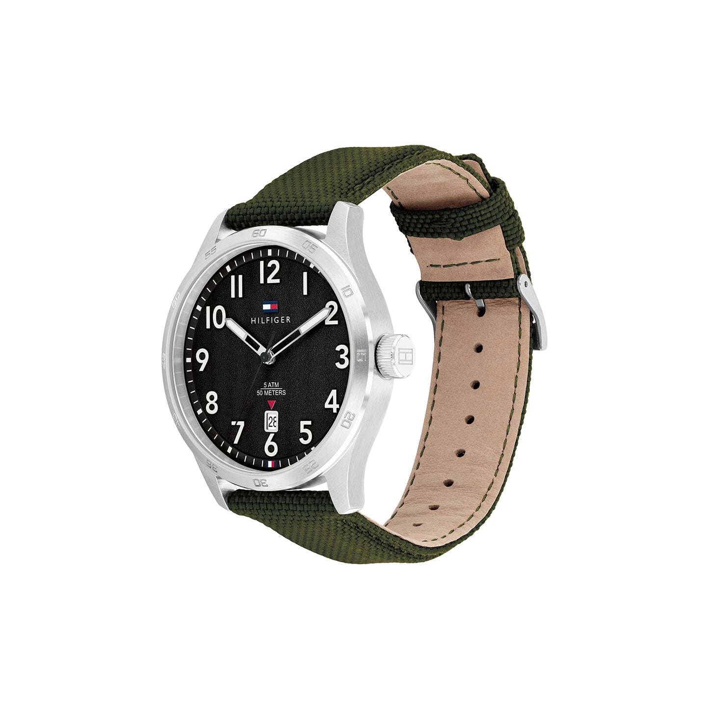 Tommy Hilfiger 1710593 Men's Cordura Quartz Basic Calendar Watch