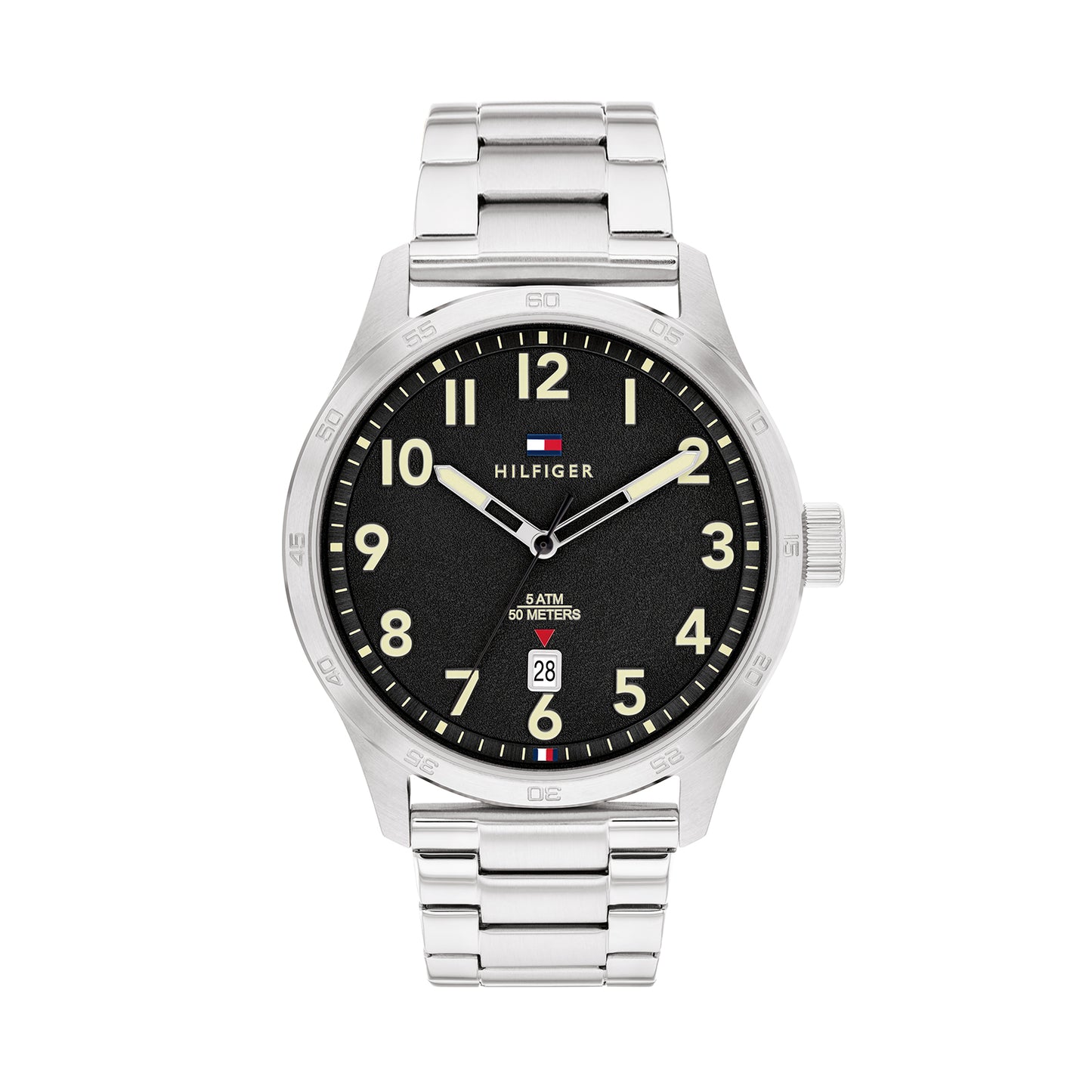 Tommy Hilfiger 1710594 Men's Steel Quartz Basic Calendar Watch
