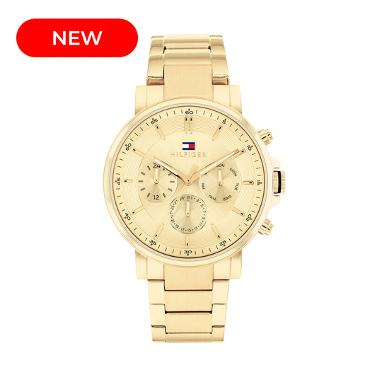 Tommy Hilfiger 1710611 Men's Ionic Thin Gold Plated Steel Watch
