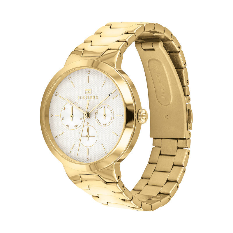 Tommy Hilfiger 1782077 Women's Ionic Plated Gold Steel Watch