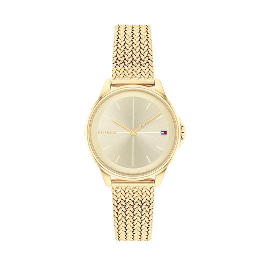 Tommy Hilfiger 1782358 Women's Ionic Thin Gold Plated Steel Mesh Watch