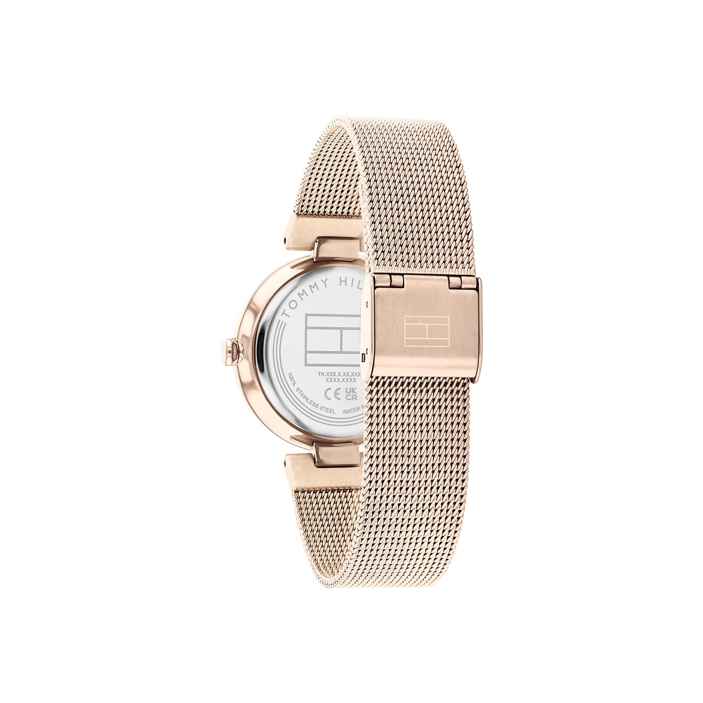 Tommy Hilfiger 1782633 Women's Ionic Carnation Gold Plated Steel Mesh Watch