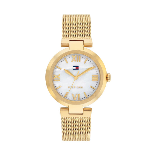 Tommy Hilfiger 1782634 Women's Ionic Thin Gold Plated Steel Mesh Watch