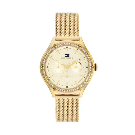 Tommy Hilfiger 1782655 Women's Ionic Thin Gold Plated Steel Mesh Watch