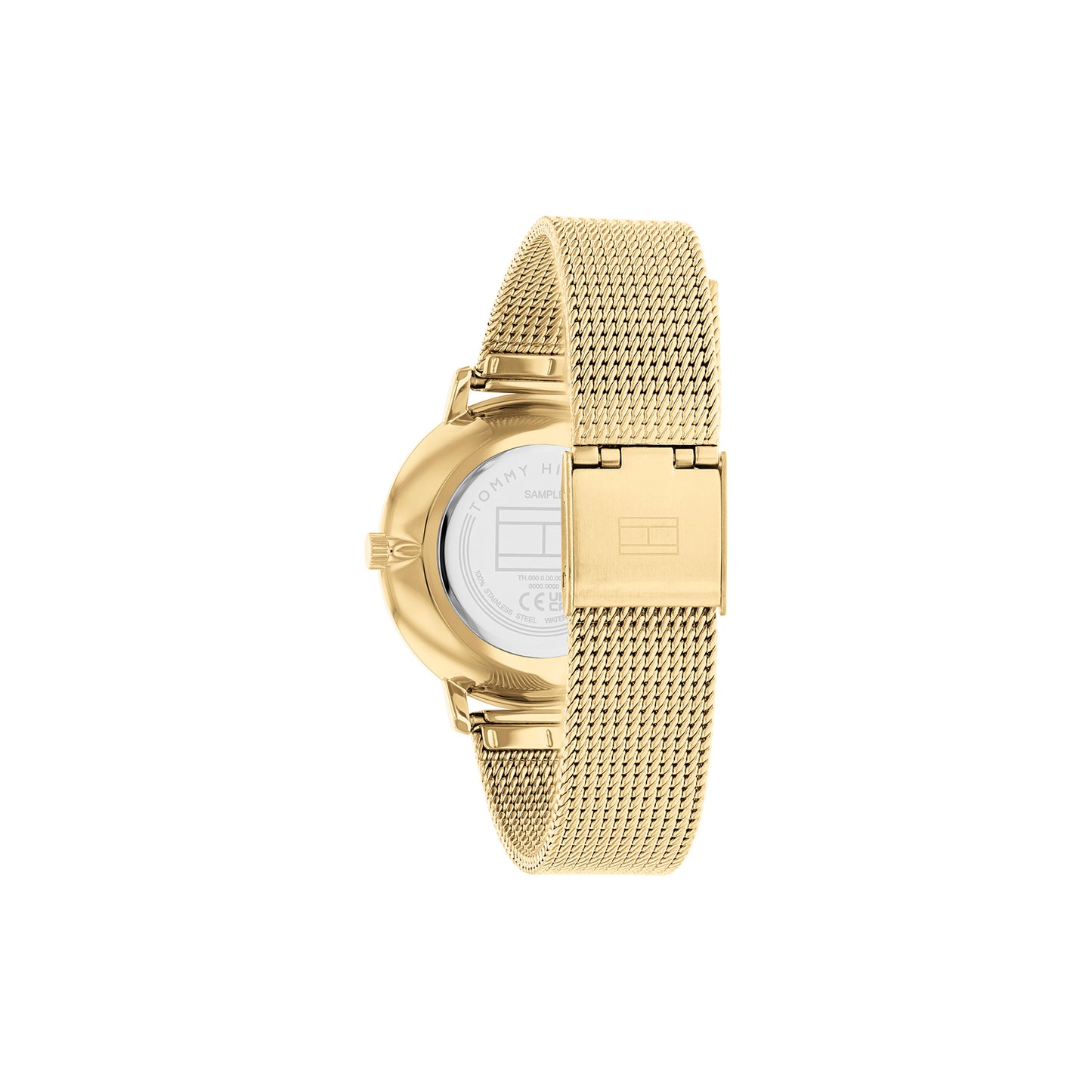 Tommy Hilfiger 1782668 Women's Ionic Thin Gold Plated Steel Mesh Quartz Basic Slim Watch