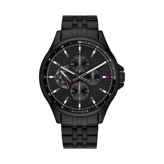 Tommy Hilfiger 1791611 Men's Ionic Black Plated Steel Watch