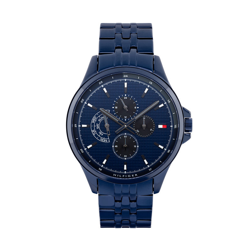 Tommy Hilfiger 1791618 Men's Ionic Plated Blue Steel Watch
