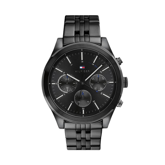 Tommy Hilfiger 1791738 Men's Ionic Black Plated Steel Watch