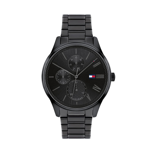 Tommy Hilfiger 1791849 Men's Ionic Black Plated Steel Watch