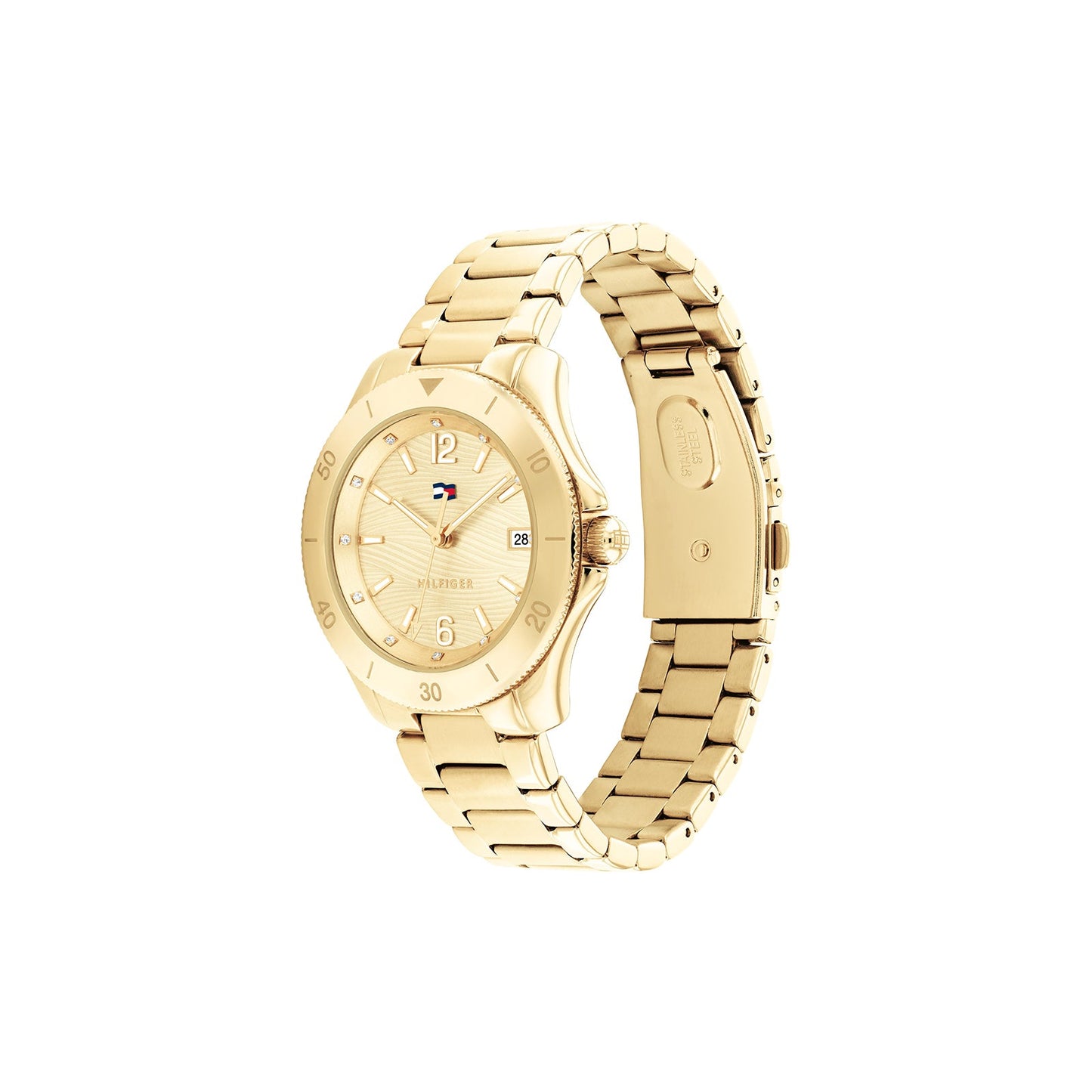 Tommy Hilfiger 1782513 Women's Ionic Thin Gold Plated Steel Watch